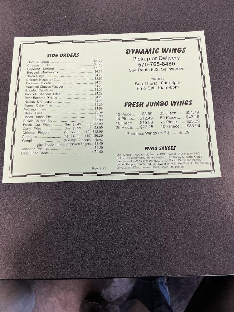 Dynamic Wings Food Trailer Chicken Nuggets