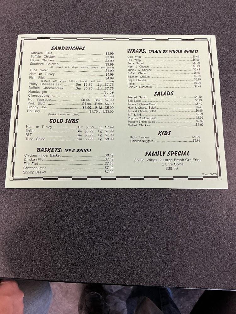 Dynamic Wings Food Trailer Menu image 3