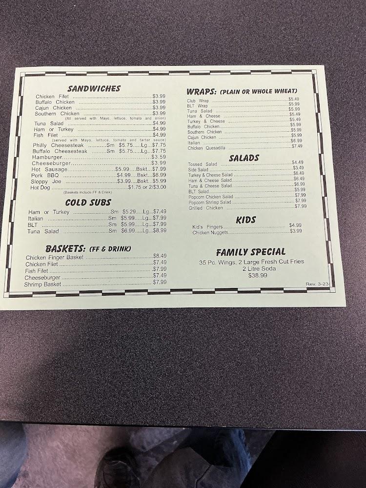 Dynamic Wings Food Trailer Menu image 4
